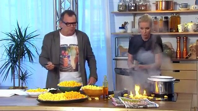 Une présentatrice met le feu sur le plateau télé