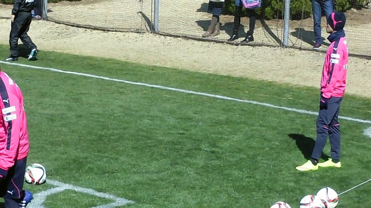 玉田選手CK