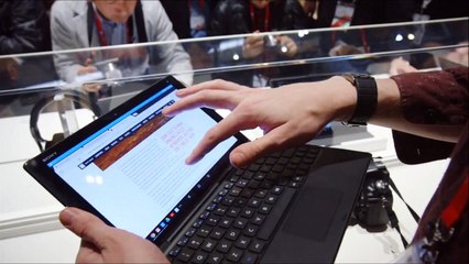 Sony Z4 tablet hands on Video at MWC 2015