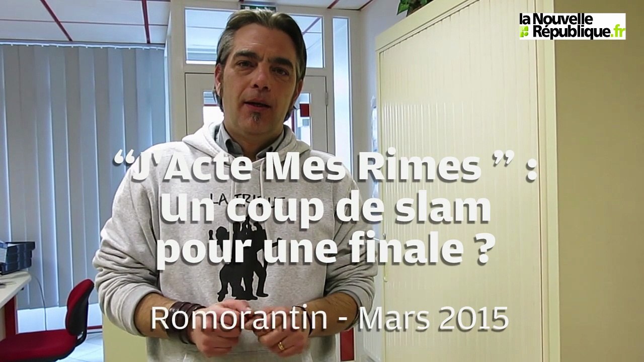 VIDEO. Romorantin  : “J'Acte Mes Rimes ”demi-finaliste du championnat de slam
