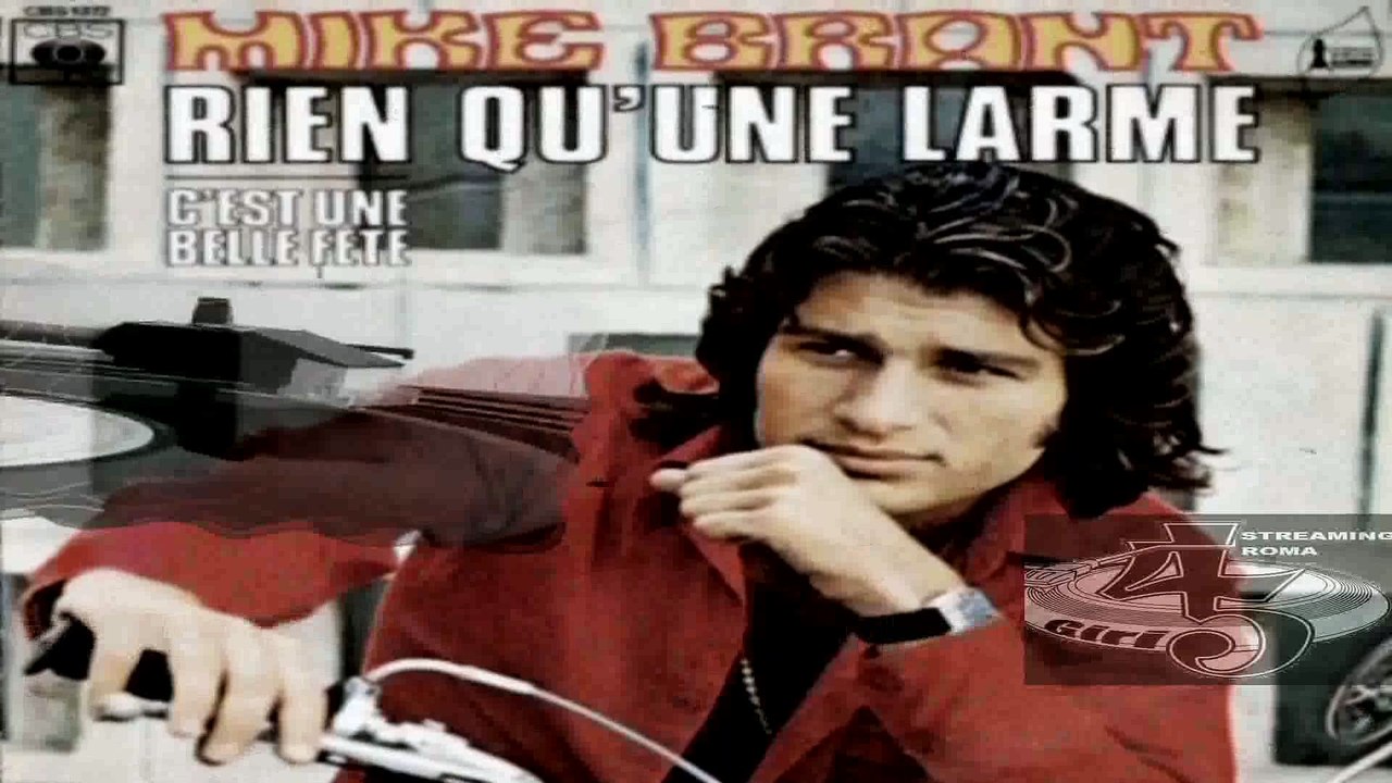 Rien Qu une Larme C est Une Belle F te Mike Brant 1973 Facciate 2 Video Dailymotion