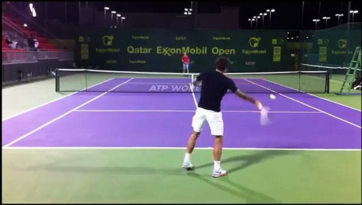 Federer Training