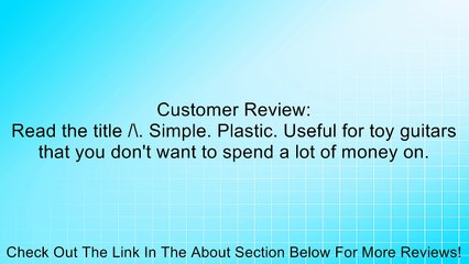 Acoustic Guitar Compensated Plastic Saddle Review