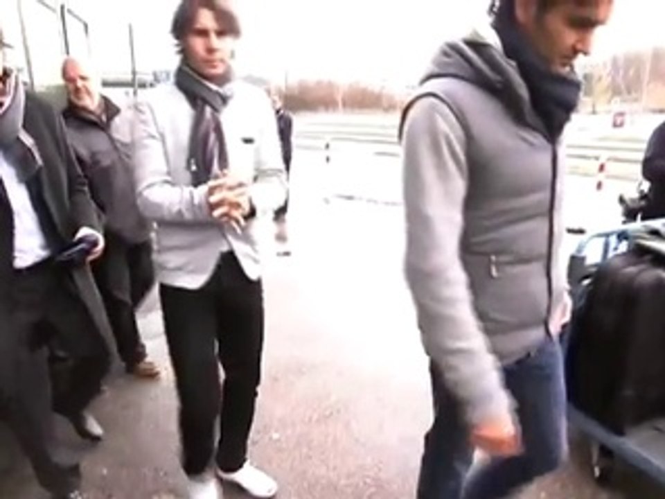Roger Federer Picked Up Rafael Nadal at Airport for Match for Africa Interviews Luncheon
