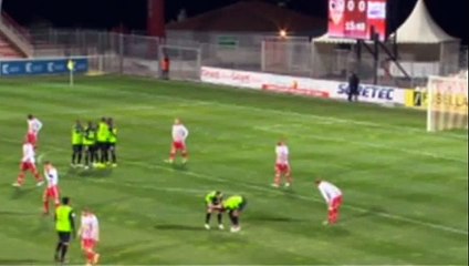 Goal N'Doye - AC Ajaccio 0-1 Creteil - 06-03-2015