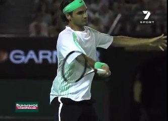 Roger Federer slow motion video