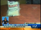 La Policía incautó más de 90 lingotes de oro en Huaquillas