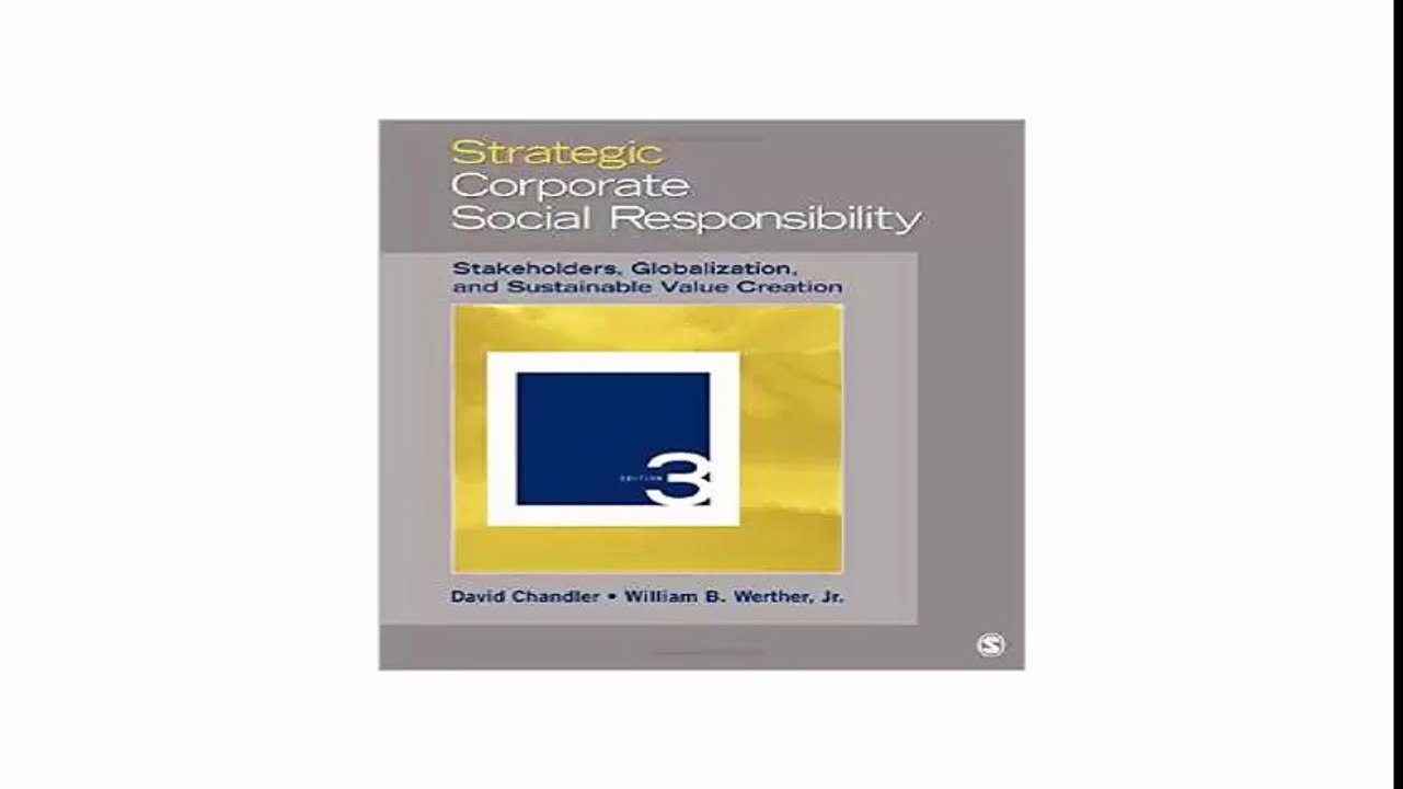 Strategic Corporate Social Responsibility Stakeholders, Globalization