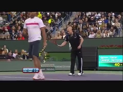 Hit for Haiti - Federer wants Agassi to Serve at 113 mph , Agassi serves 114 mph