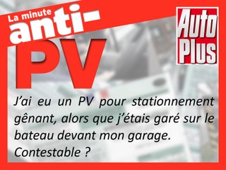 Verbalisé pour s’être garé devant chez lui