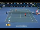 Federer Imitates Nadal