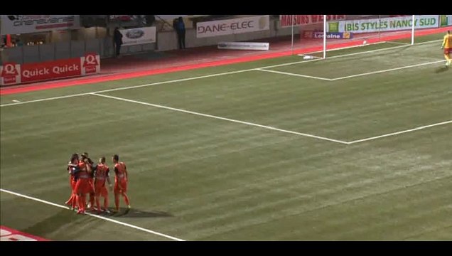 Goal Zeoula - Nancy 1-1 Laval - 06-03-2015