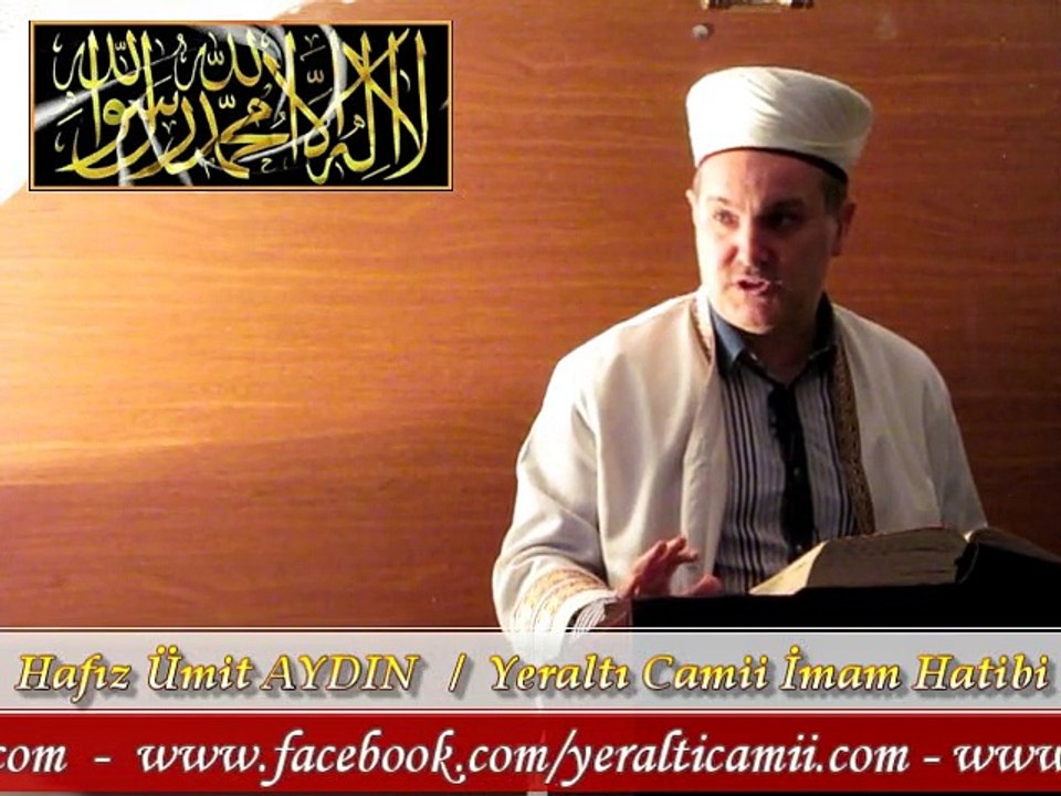 Hafız Ümit AYDIN / Yeraltı Camii İmam Hatibi & Cuma Vaazı
