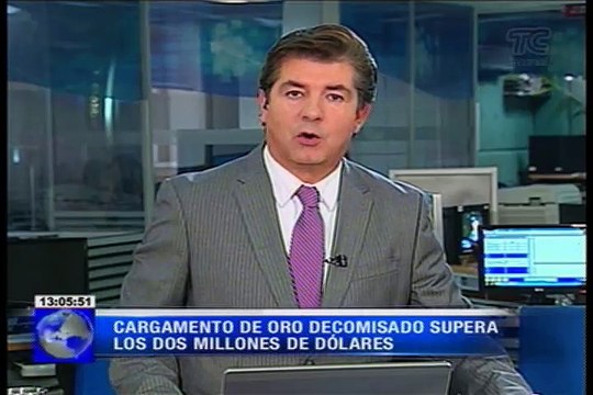 Decomisan lingotes de oro valorados en más de dos millones de dólares