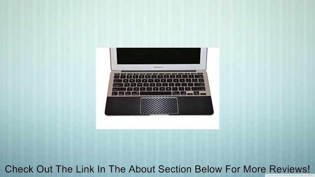 Black Carbon Fiber Vinyl Skin Case for 13 Macbook Air, Come with Keyboard Cover Review
