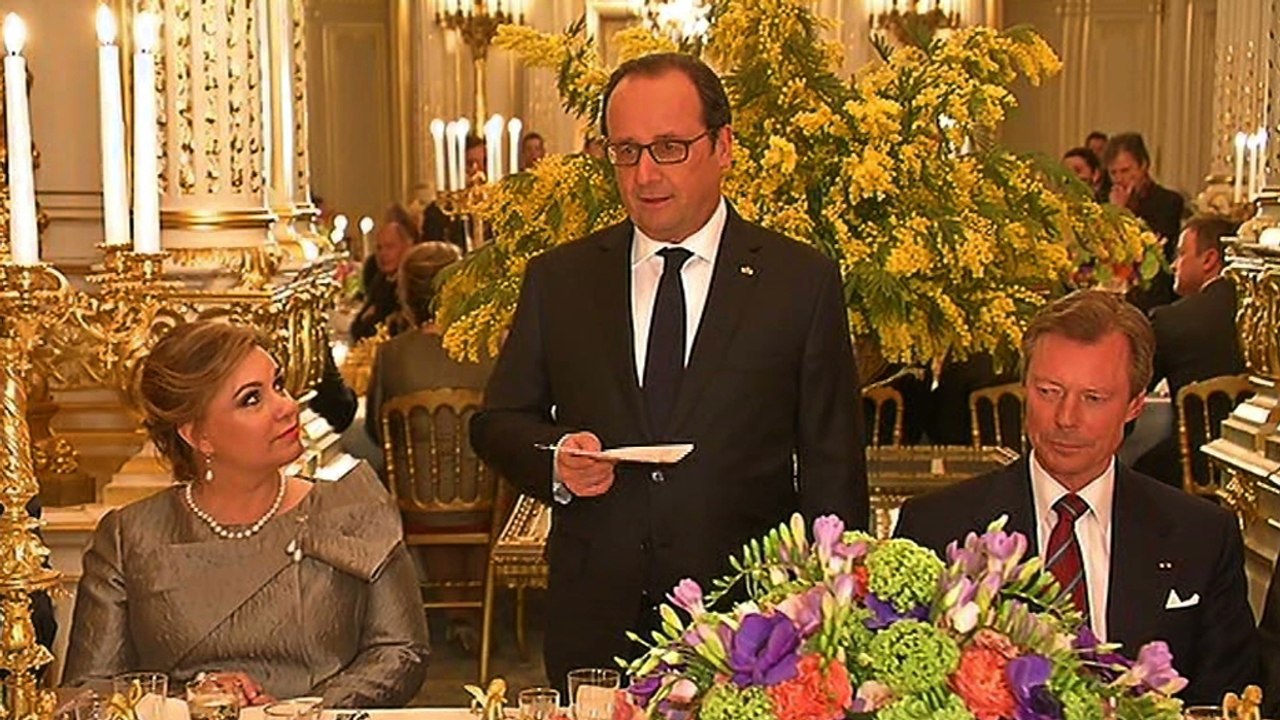 Discours lors du toast du dîner officiel à Luxembourg