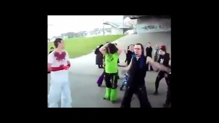 Boys Group At Dance Floor