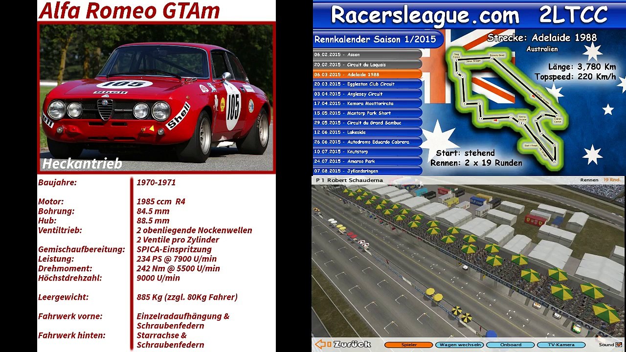 racersleague 2LTCC Lauf 03 Adelaide