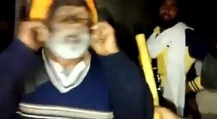 Satikar committee ne old man da moun kala keeta