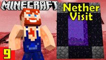 Nether is Dangerous Nik Nikam's EPIC Minecraft Modded Survival Ep 9