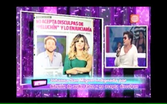 Latina no respaldaría a Peluchín si Johanna San Miguel lo demanda