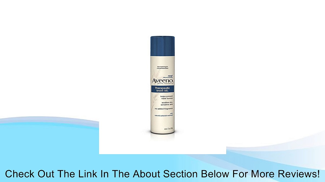 Aveeno Therapeutic Shave Gel 7 Oz (5 Pack) Review