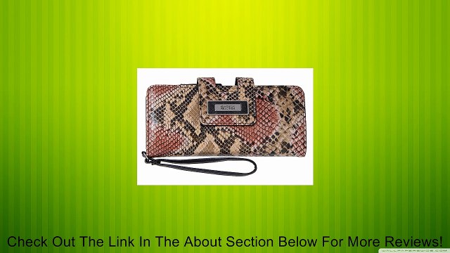 Kenneth Cole Reaction Women's PVC Tab Clutch Msrp $50 Review