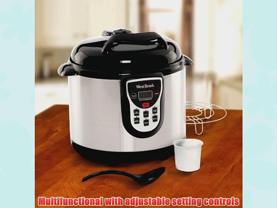 West Bend 6-Quart Stainless Pressure Cooker