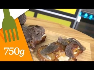 Recette de Croque-Monsieur revisité au foie gras et à la truffe - 750 Grammes