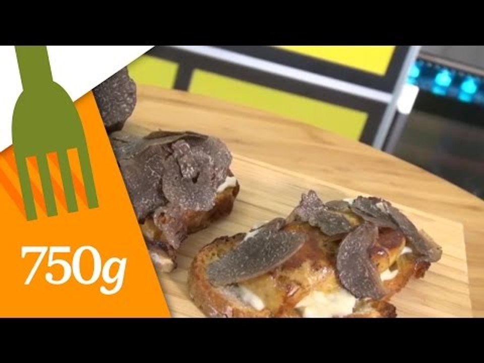 Recette de Croque-Monsieur revisité au foie gras et à la truffe - 750 Grammes