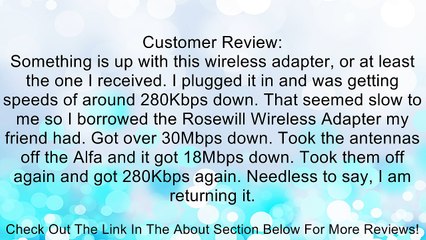 Alfa Long-Range Dual-Band AC1200 Wireless USB 3.0 Wi-Fi Adapter w/2x 5dBi Removable External Antennas for Extreme Distance Connections - 2.4GHz 300Mbps / 5Ghz 867Mbps - USB Cradle Dock Included - Standard's 802.11a, 802.11b, 802.11g, 802.11N, 802.11ac Rev