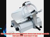 19x 18.7x 16.5 Inch Pro Commercial 10 Steel Blade 240w 1/3hp Kitchen Electric Food Slicer 0-17mm