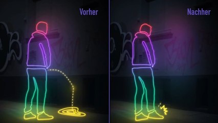 Download Video: A German Town Has Painted Pee-Proof Walls