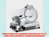 Presto PS-10 Anodized Aluminum Meat Slicer Belt Drive Transmission 10 Blade 23-3/16 Width x