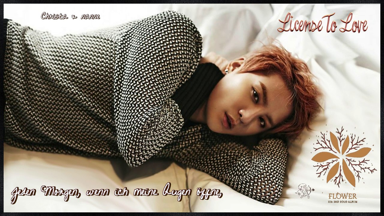 XIA Junsu - License To Love k-pop [german Sub] 3rd Solo Album FLOWER