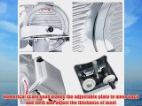 Yescom 10 Stainless Steel Blade Commercial Electric Meat Slicer Food Cutter 240w 530rpm Deli