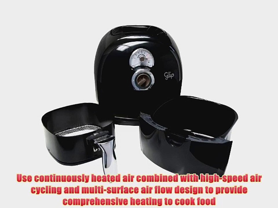 Glip AF800 Oil-Less Air Fryer Black