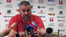 Rugby Top 14 - Christophe Urios réagit après Oyonnax - Toulouse 2e partie