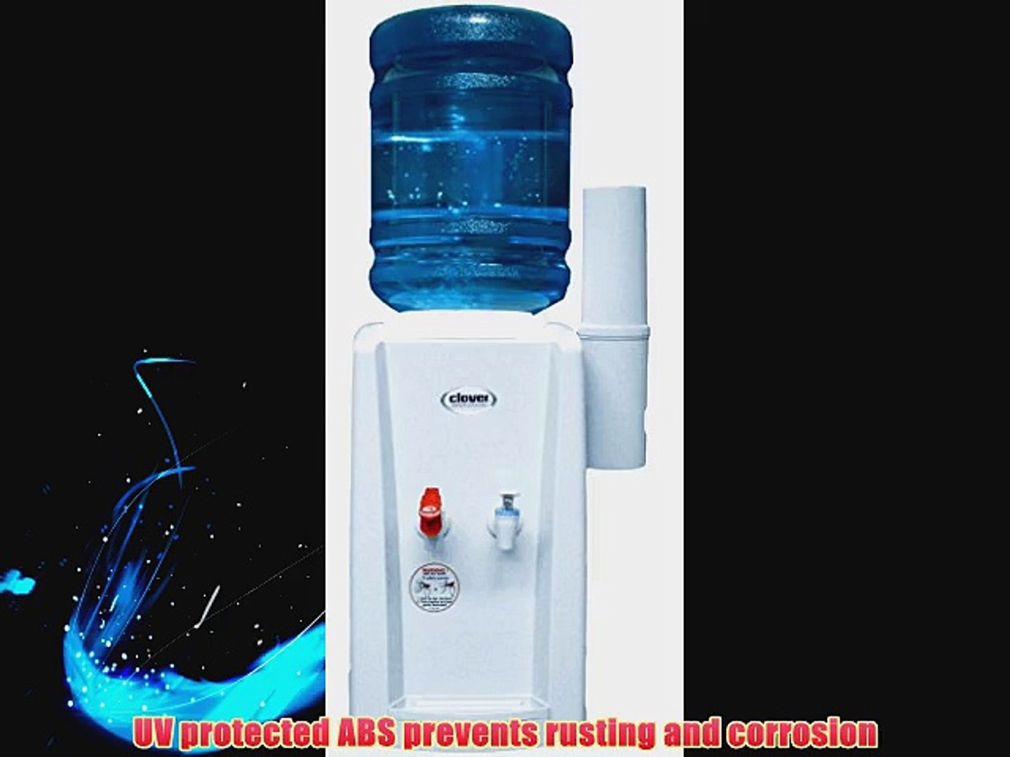 clover b9a hot and cold countertop water dispenser