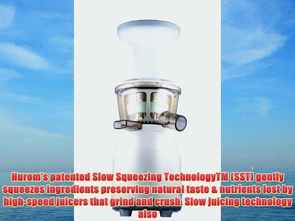 Hurom Fresh Press Juicer Single Auger Masticating Juicer (JP Series)