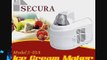 Secura Ice Cream Maker with Self-Refrigerating Compressor