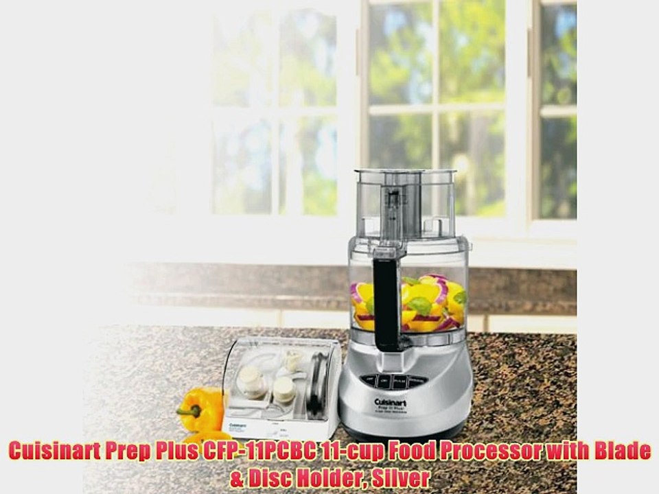 Cuisinart Prep Plus CFP-11PCBC 11-cup Food Processor with Blade & Disc Holder Silver