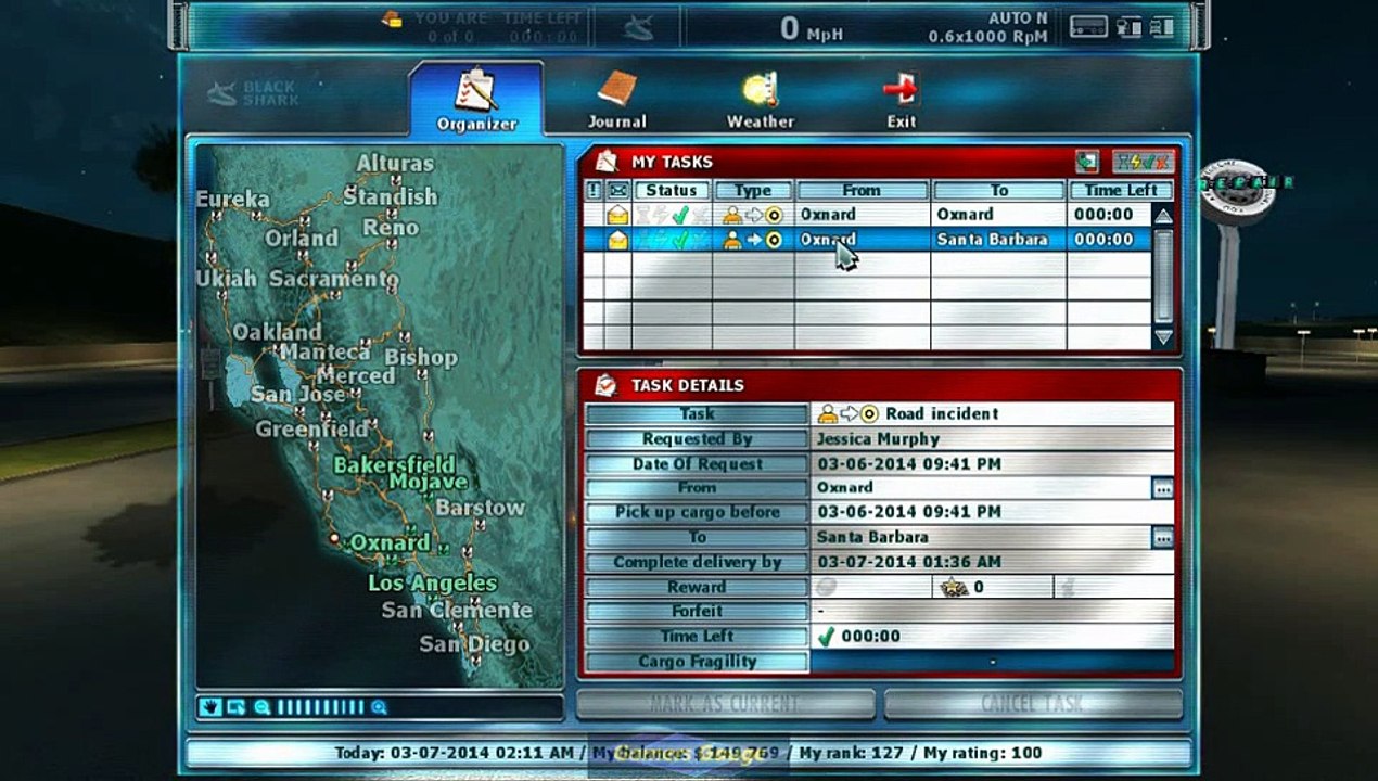 Rig 'n' Roll - #3 Night - day, Transporting transformers from Santa Barbara - Oxnard