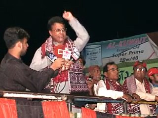Ayaz Latif Palijo speech Qomi Awami Long March at Matyari p-1/2