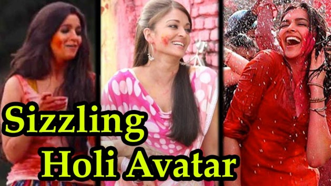 Bollywood Actresses In Sizzling Holi Avatars