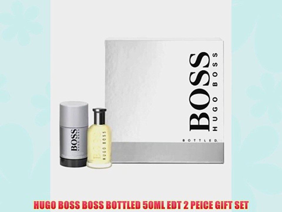 HUGO BOSS BOSS BOTTLED 50ML EDT 2 PEICE GIFT SET