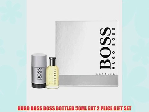 HUGO BOSS BOSS BOTTLED 50ML EDT 2 PEICE GIFT SET