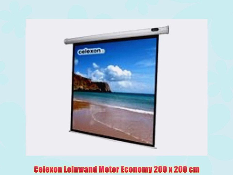 Celexon Leinwand Motor Economy 200 x 200 cm