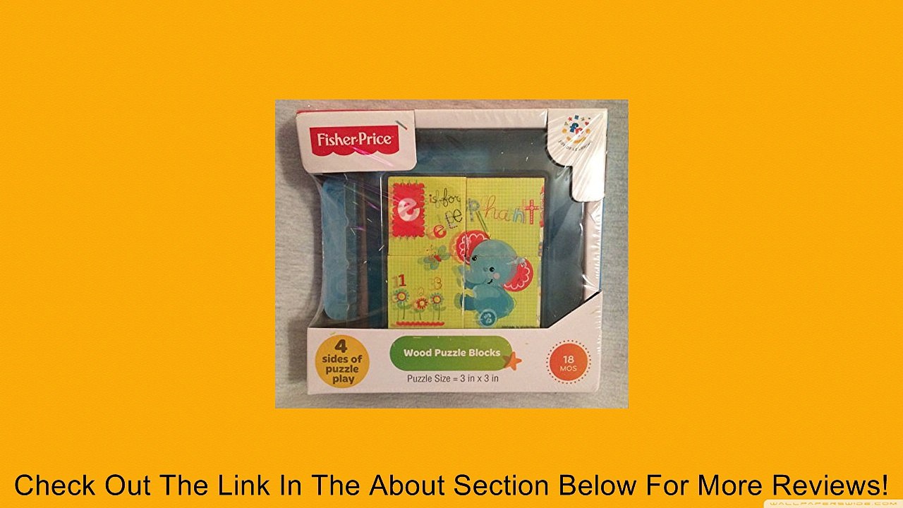 Fisher-Price Wood Puzzle Blocks [18 months 3inx3in ] Review