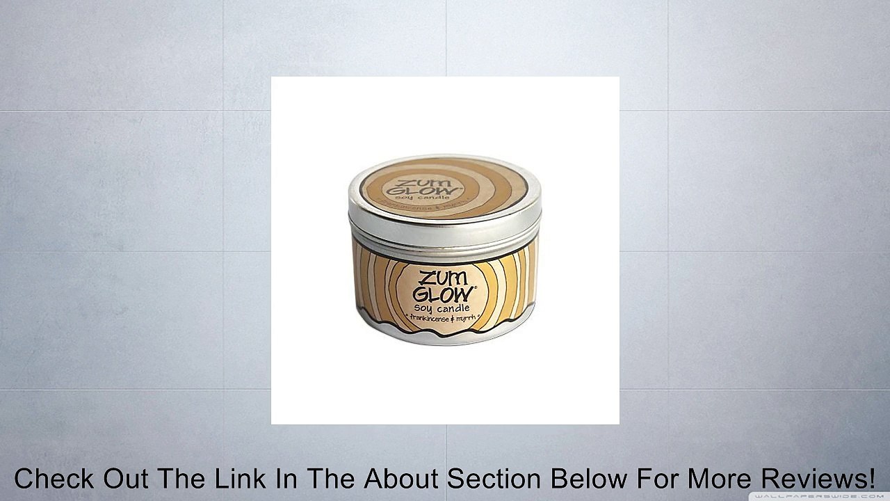 Indigo Wild Zum Glow Soy Candles, Frankincense and Myrrh Review